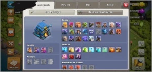 Cv12 praticamente full, faltando apenas heróis e muros - Clash of Clans