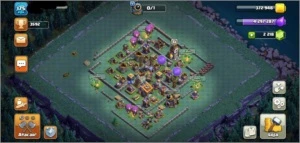 Cv12 praticamente full, faltando apenas heróis e muros - Clash of Clans