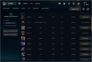 Conta DIAMANTE 4 sem email verificado com 24 champs e 1 skin - League of Legends LOL