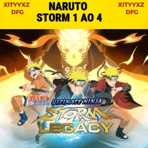 Naruto Storm 1 ao 4 - Conta STEAM OFFLINE
