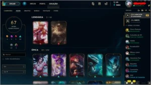 CONTA DIAMANTE 4 LEAGUE OF LEGENDS LOL