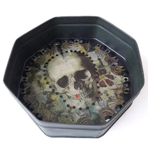 Enfeite de Parede Lata Caveira Mexicana - Artesanato e Personalizados
