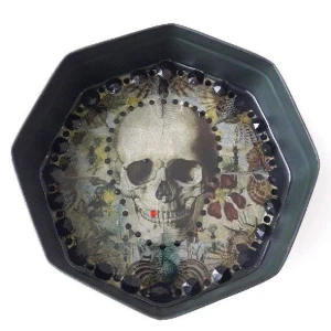Enfeite de Parede Lata Caveira Mexicana - Artesanato e Personalizados