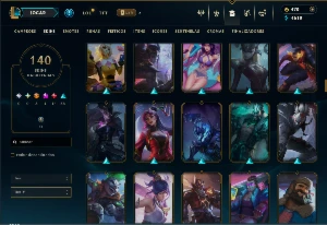 Unranked com TODOS os champs e 140 Skins ( MID / JG / TOP ) - League of Legends LOL