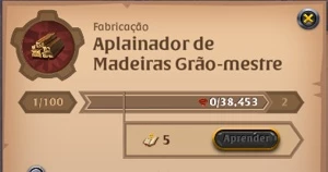 Conta Albion Refino Madeira - Albion Online