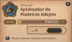 Conta Albion Refino Madeira - Albion Online
