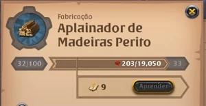 Conta Albion Refino Madeira - Albion Online