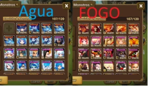 Acc - Yeonhong + Vanessa Varios Nat 4 Ld e Nat5 elementais. - Summoners War