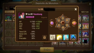 Acc - Yeonhong + Vanessa Varios Nat 4 Ld e Nat5 elementais. - Summoners War