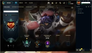 CONTA LOL PLATINA 1 EX DIAMANTE - League of Legends