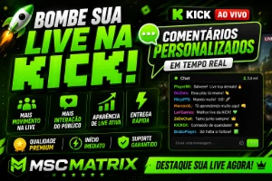 🔥 Comentários Personalizados Para Lives Na Kick 🔥