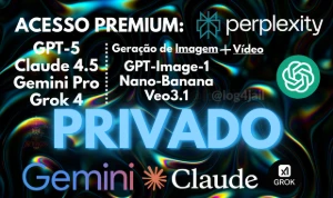 Perplexity Ai Pro - (Individual Mensal) - Chatgpt-5 Claude - Assinaturas e Premium