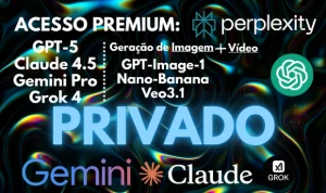 Perplexity Ai Pro - (Individual Mensal) - Chatgpt-5 Claude