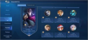 Conta Mobile Legends Lenda