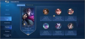 Conta Mobile Legends Lenda