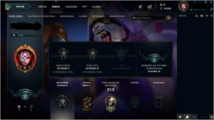 Conta League of Legends Prata II LOL