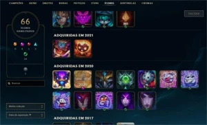 Conta Mestre 60% win rate, 7 vitorias pro GM - League of Legends LOL