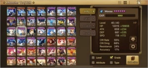 34K CRYSTAL | 90 6* | 31 NAT5 | 1 LD THEBAE | 44 MI MANA - Summoners War
