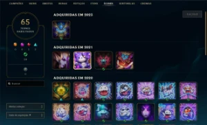 Conta Diamante 4. Criada em 2020. LVL 68. - League of Legends LOL