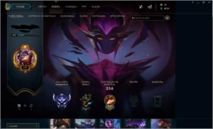 conta de lol - League of Legends
