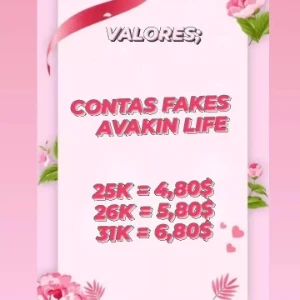 Contas de avakin fakes - Avakin Life