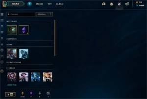 CONTA SMURF LOL PLATINA 3 MMR DIAMANTE - League of Legends
