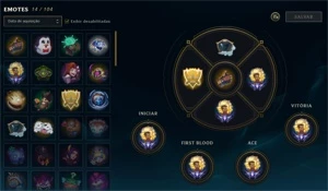 CONTA SMURF LOL PLATINA 3 MMR DIAMANTE - League of Legends