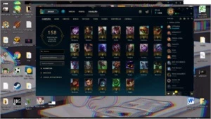 CONTA LOL GOLD 4 9 SKINS COM MUITOS CAMPEOES - League of Legends