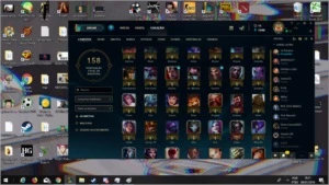 CONTA LOL GOLD 4 9 SKINS COM MUITOS CAMPEOES - League of Legends