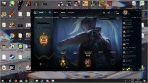 CONTA LOL GOLD 4 9 SKINS COM MUITOS CAMPEOES - League of Legends