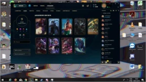 CONTA LOL GOLD 4 9 SKINS COM MUITOS CAMPEOES - League of Legends