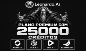 LEONARDO AI 25000 CRÉDITOS | CONTA PRIVADA | 30 DIAS