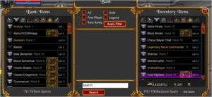 Conta AQW beta Berserker, Alpha Pirate RARA - Adventure Quest World
