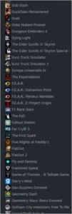 Conta Steam com 400 principais jogos e 8 anos