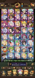 Conta upada 7DS(Seven deadly sins grand cross)