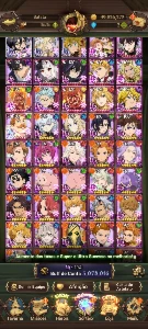 Conta upada 7DS(Seven deadly sins grand cross)