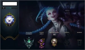 Conta Platina 4 64 pdl, 31 champions, mmr bom, único dono - League of Legends LOL