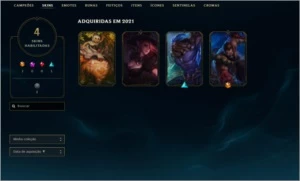 Conta League of Legends | Platina II | Skin Ultimate LOL