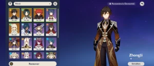 AR 41 Zhongli + Xiao + 11k gemas + homa + lança celestial - Genshin Impact