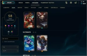 CONTA LEAGUE OF LEGENDS LOL