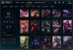 CONTA LEAGUE OF LEGENDS LOL
