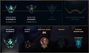 CONTA LOL Platina IV (Precinho) - League of Legends