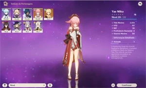 [AR-15] Conta genshin Yae miko + 2000 gemas - Genshin Impact
