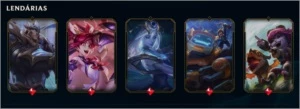 continha lol G1 TROFEU CLASH T1 ,E varias skinzinha - League of Legends