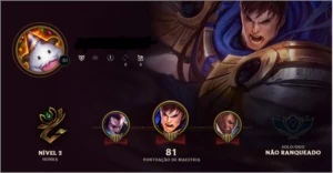 Conta Lvl 30 Unranked - League of Legends LOL