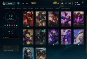 Platina 2 com 55 Champs e 12 Skins - League of Legends LOL