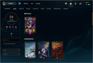 Vendo conta League of legends LOL