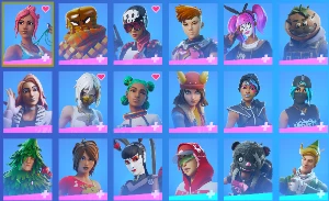 conta fortnite com muitas skins