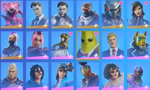 conta fortnite com muitas skins
