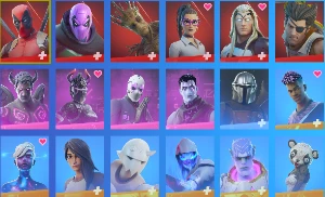conta fortnite com muitas skins